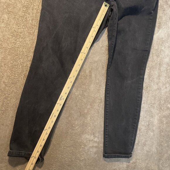 D. Jeans Women's 16 Plus Black Straight Leg Pants Fitted Casual Basic - Picture 5 of 6